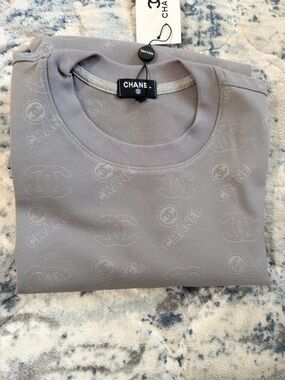 C Men's Casual Button-Down Shirt in Light Gray